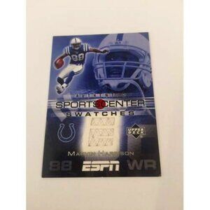 2005 UD Sports Center Swatches Marvin Harrison Colts #SCS-MH (042)